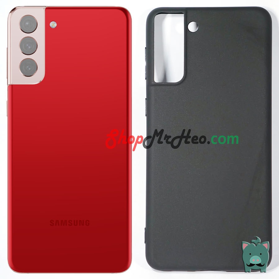 Ốp Lưng Dẻo Đen Nhám Samsung Galaxy S21 5G - S21 Plus - S21+ - S21 Ultra