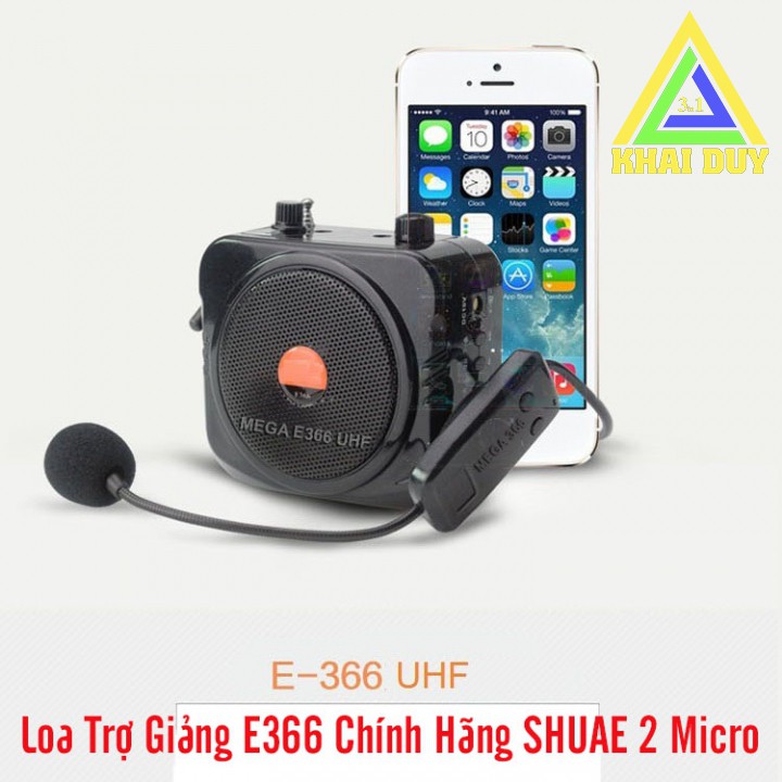 Loa Trợ Giảng E366 Chính Hãng SHUAE 2 Micro thu âm
