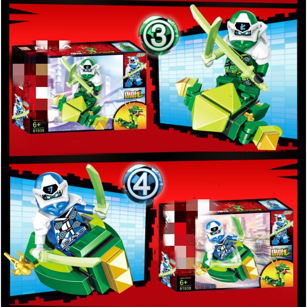 Xếp Hình Minifigures Ninjago Season 12 8in1 - Đồ Chơi Lắp Ráp PRCK 61039