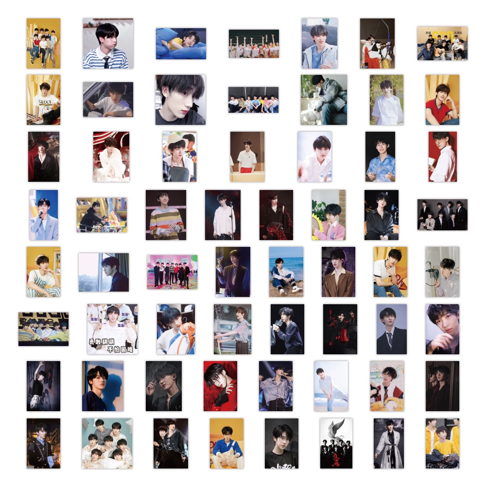 Set 240/120/60 Nhãn Dán Trang Trí Chai Nước/Mũ Bảo Hiểm/Laptop Họa Tiết Ngôi Sao Trẻ Tuổi