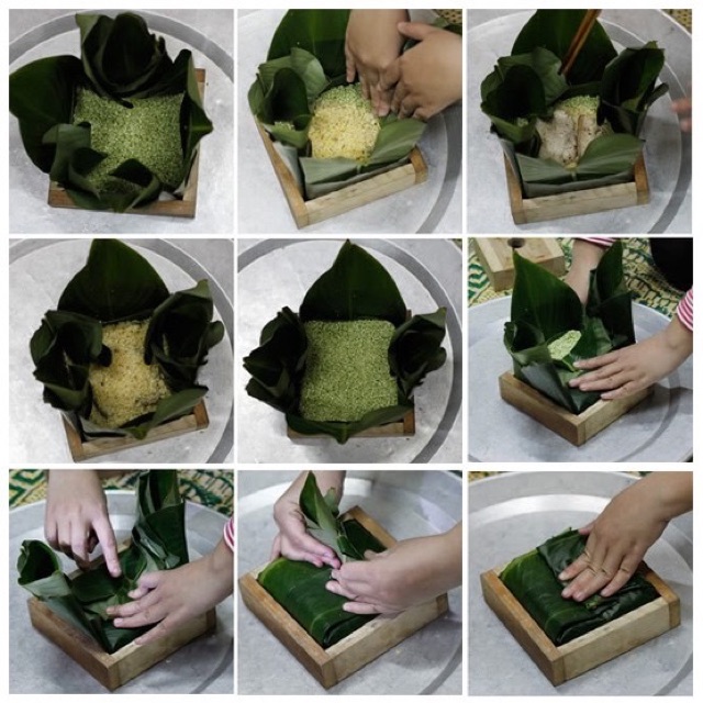 Bộ Khuôn Làm Bánh Chưng Chất Liệu Gỗ Hàng VNCLC