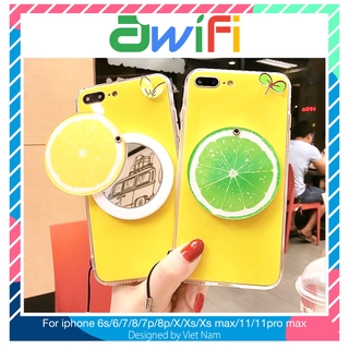 Ốp lưng iphone chanh 3d gương 5/5s/6/6plus/6s/6splus/7/7plus/8/8plus/x/xr/xs/11/12/pro/max/plus/promax - Awifi Case