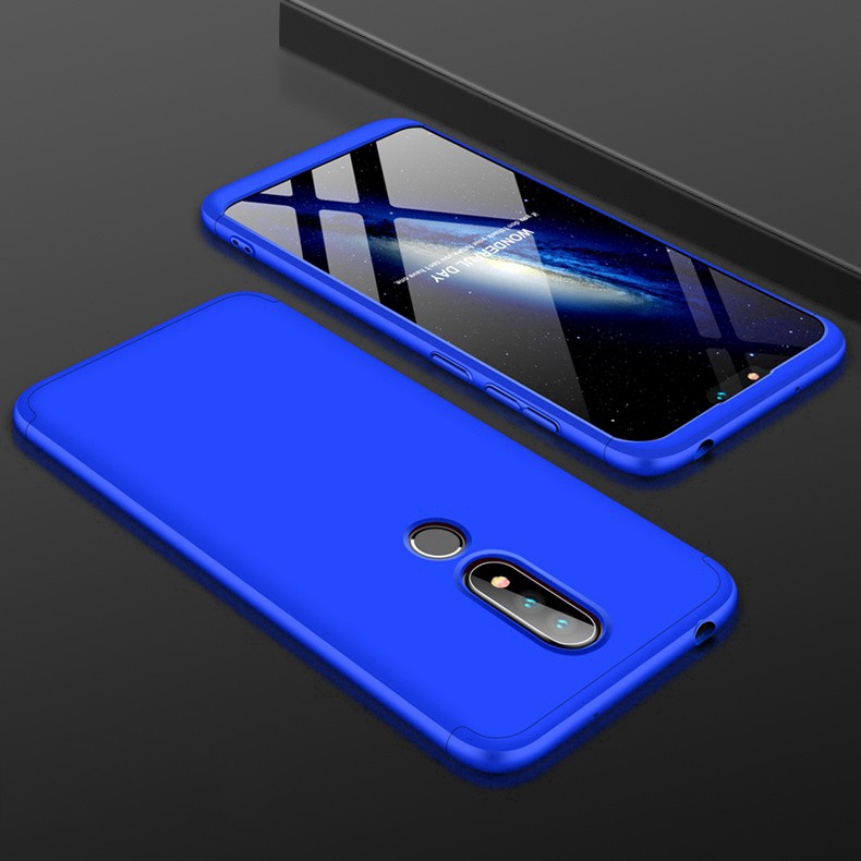 Ốp điện thoại bằng nhựa cứng bảo vệ toàn diện cho Nokia X6 2018 / 6.1 Plus