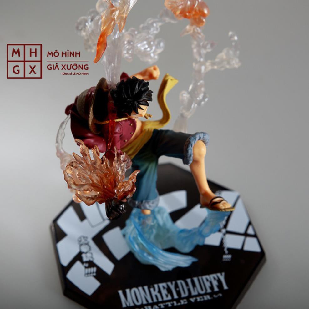 Mô hình  Luffy F.zero mũ rơm battle ver. One Piece gear 2 haki Cao 18cm   - Mô Hình Figure Monkey D.Luffy