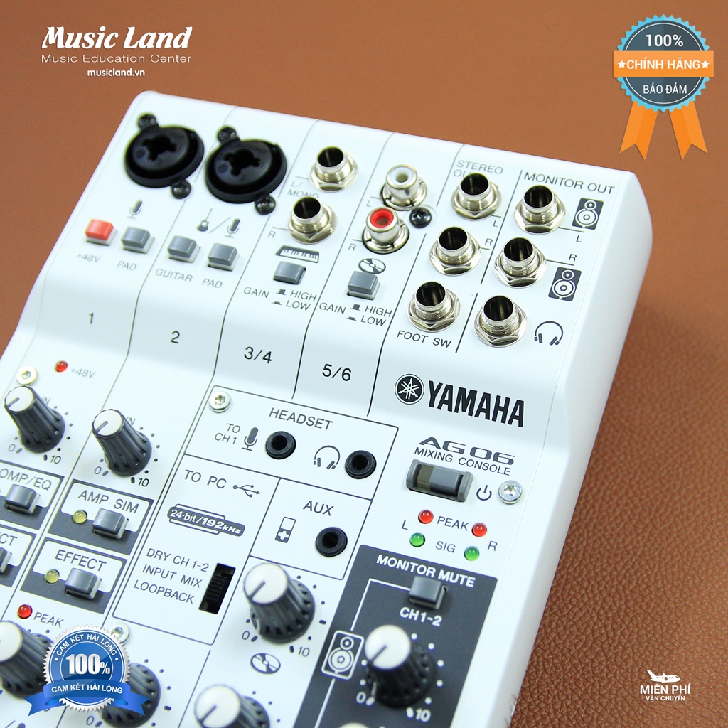 Bàn Mixer Yamaha AG-06 – Chính Hãng