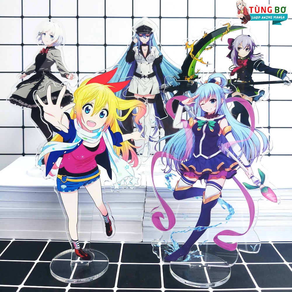 Standee Tượng Mica Anime Tổng Hợp (Loại 2)