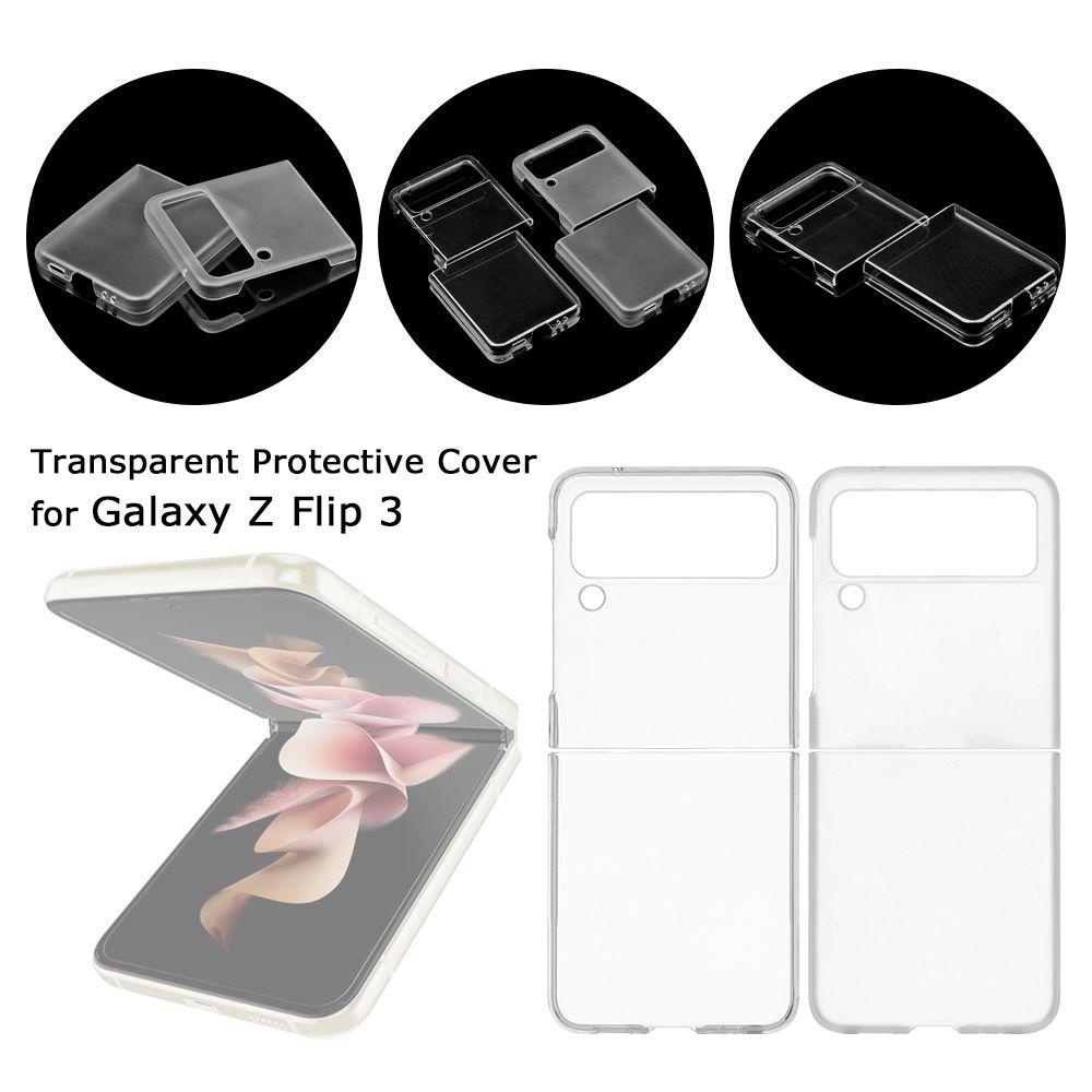 MYRONGVN Ốp Điện Thoại Trong Suốt Bảo Vệ Cho Samsung Galaxy Z Flip 3 5G