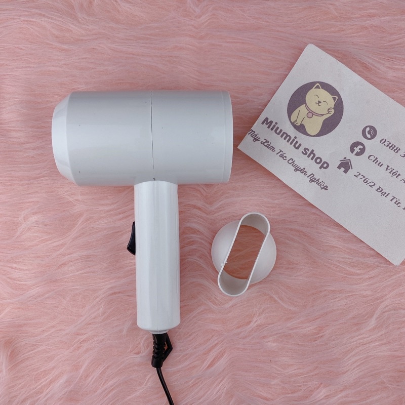 Máy sấy tóc mini nhỏ gọn công suất 800w chuyên nghiệp