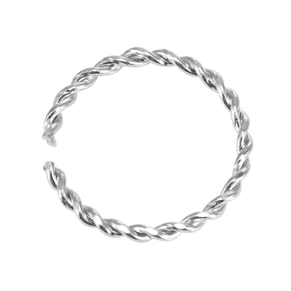 Nhẫn nữ hở ngón phong cách gợn sóng Hàn Quốc đơn giản