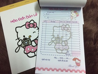 Combo hoá đơn bán hàng cute 1 liên (shop Chuongvang)