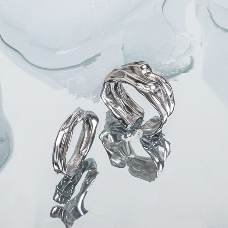 Nhẫn hở kiểu dáng độc đáo phong cách Hàn Quốc retro 19A1487 dễ phối đồ