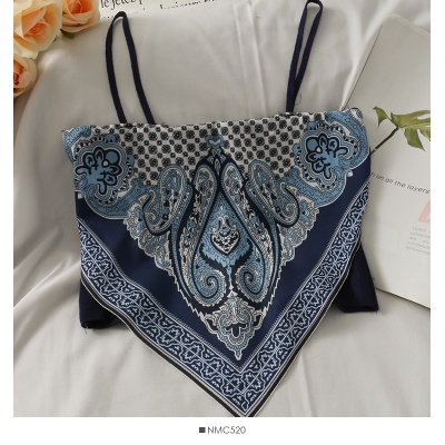 DUNEA Áo lửng hai dây 3.3 in họa tiết cổ điển gợi cảm thời trang dành cho nữ