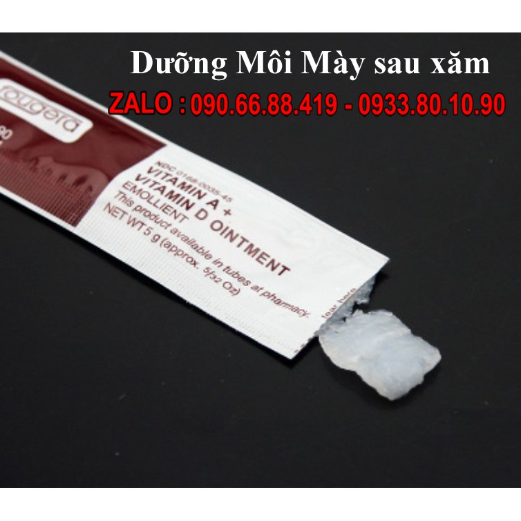 Dưỡng Môi Mày sau xăm vitamin AD Fougera