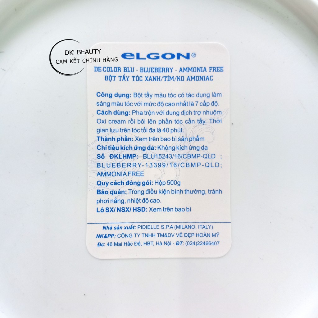 💞Tẩy Xanh Elgon Khử Ánh Sắc Cam, Nâng Sáng Màu Tóc | BigBuy360 - bigbuy360.vn