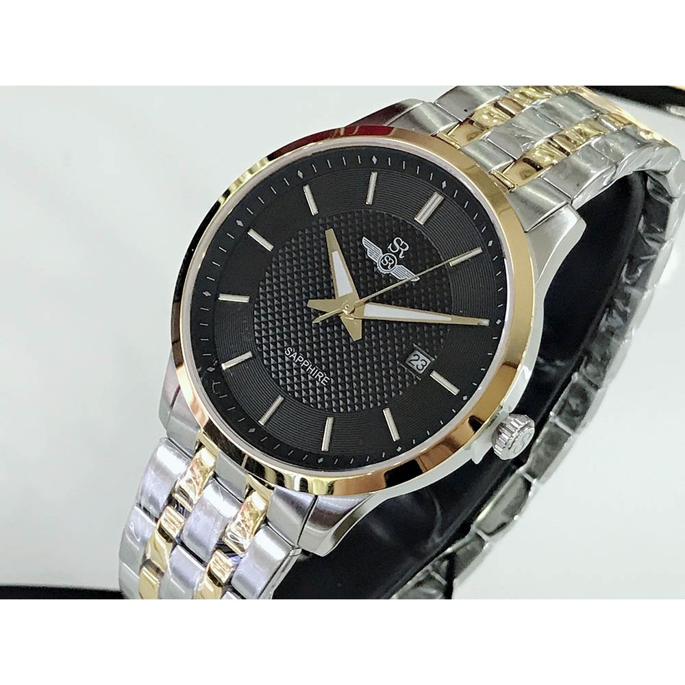 Đồng Hồ Đôi SRWATCH nam SG1072.1201TE và nữ SL1072.1201TE mặt kính Sapphire chống trầy chồng nước