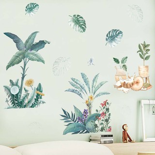 Decal dán tường trang trí mèo