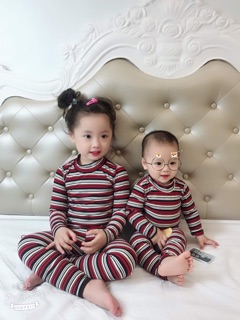 Combo 3 bộ body len tăm cho bé