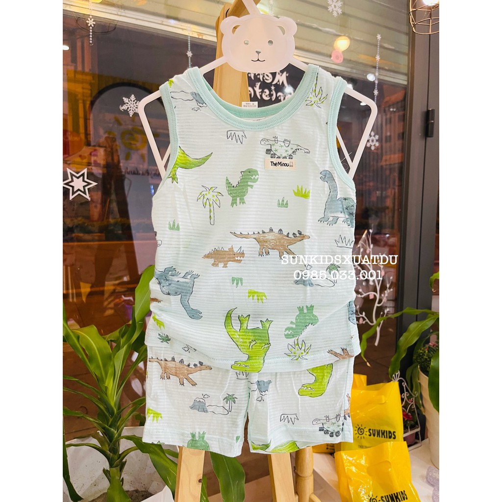 Bộ Cotton tre sát lách xuất Hàn