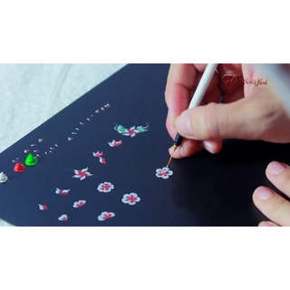 Sổ tập vẽ nail bộ môn cọ bản