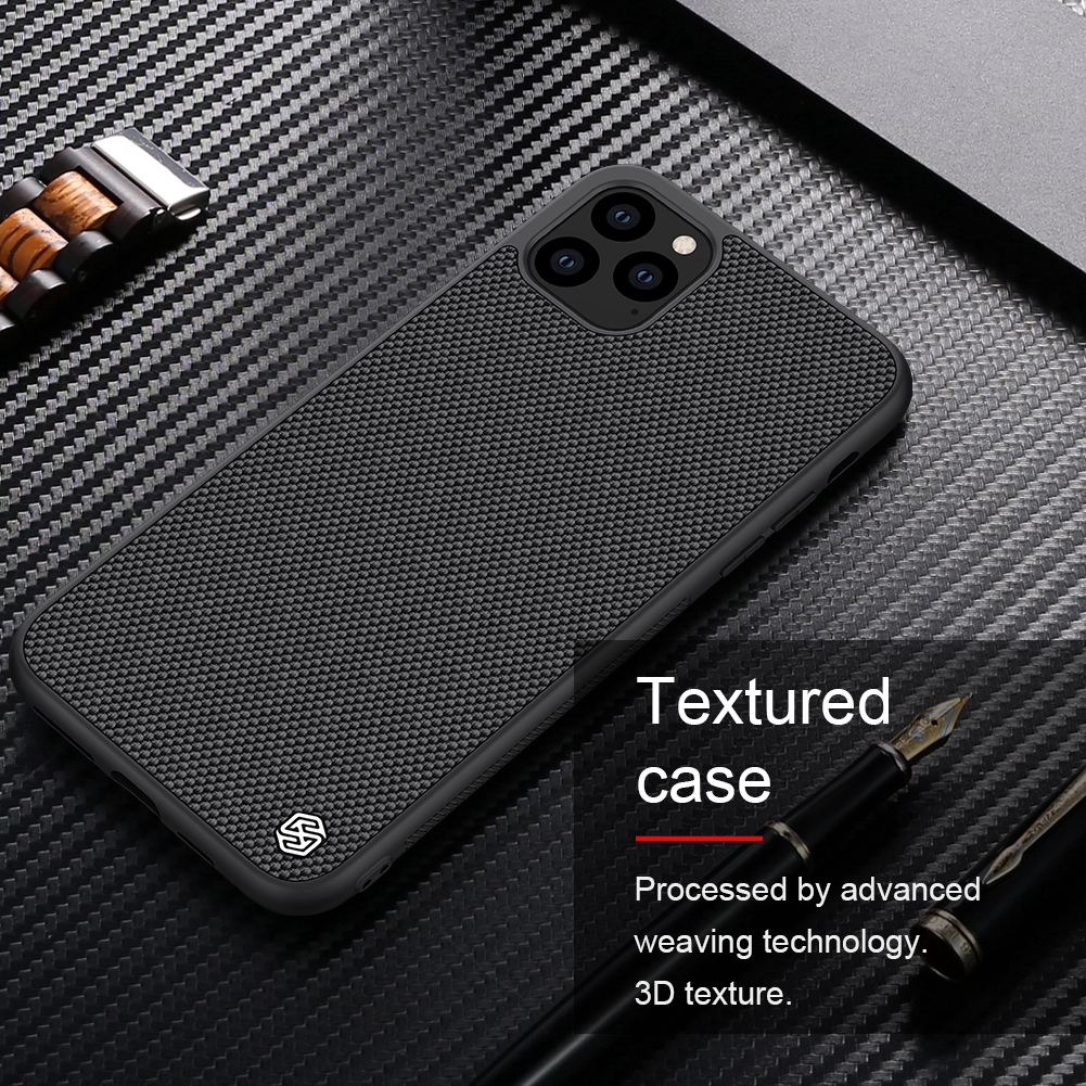 Ốp lưng điện thoại NILLKIN Textured Case chất liệu sợi nylon tinh chế với viền TPU và mặt PC cho iP 11 11 Pro 11 Pro Max