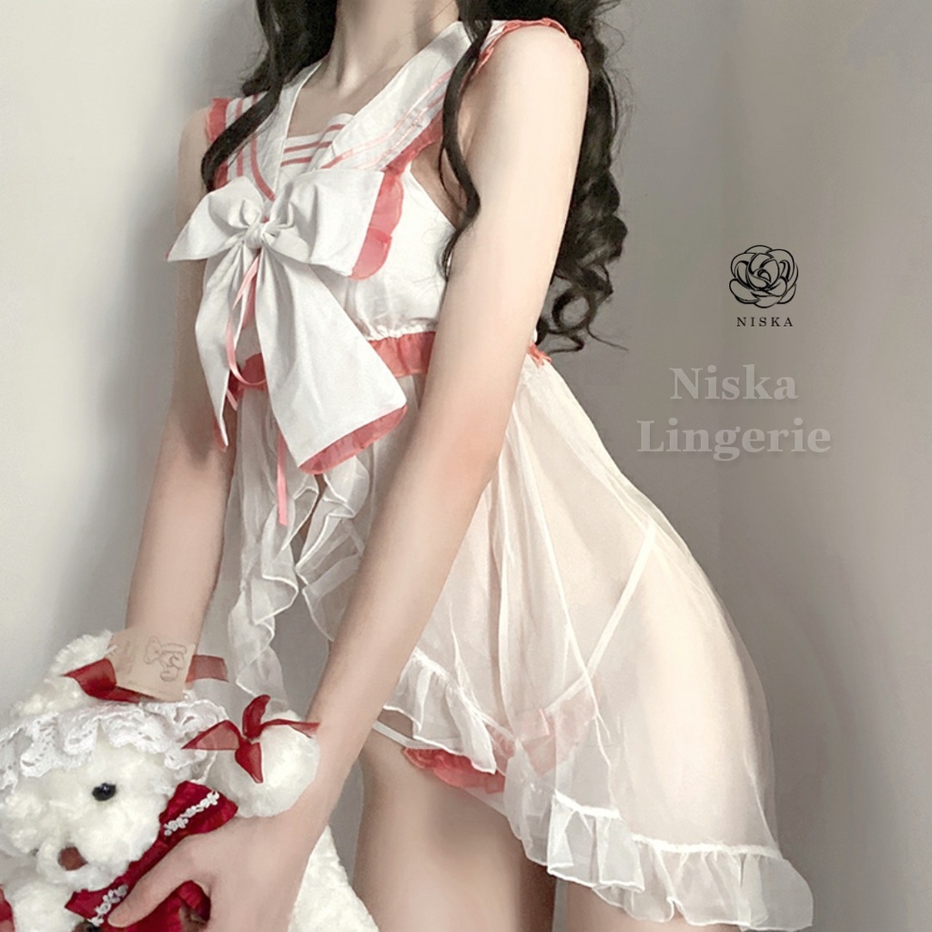 Đầm ngủ lolita voan - Mã D288