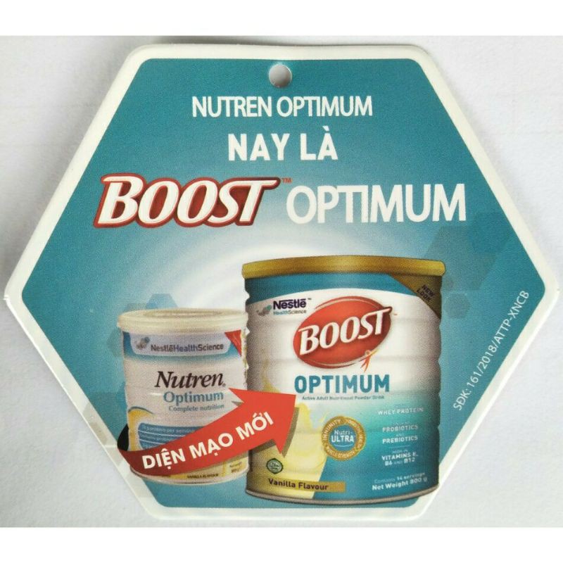 Sữa Nestle Boost Optimum lon 800g giúp phục hồi sức khỏe