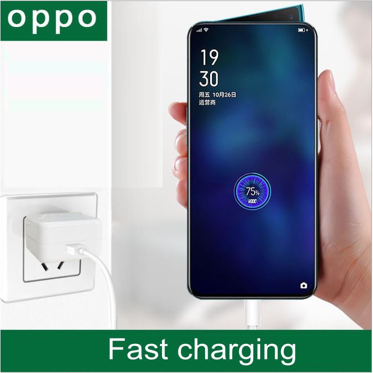 Củ Sạc Nhanh Voc + Dây Cáp Usb 5a Cho Oppo A5 A9 2020 F11 F9 F7 F5 F3 A37 A5S A3S F1S