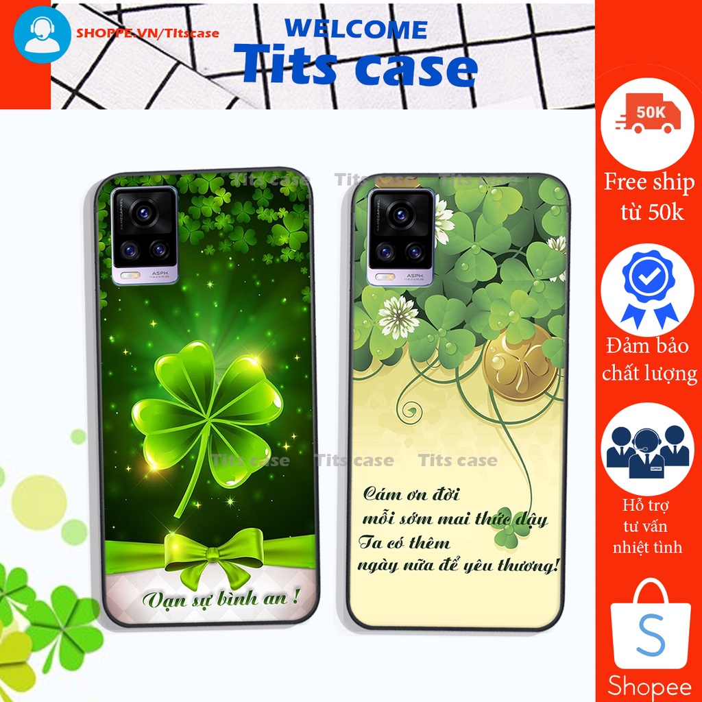 Ốp lưng Vivo V20 in hình thiên nga,hoa may mắn, đặc sắc ĐỘC - LẠ - BỀN