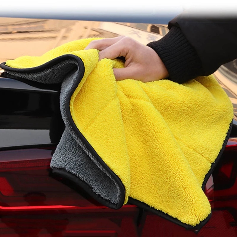 Khăn rửa xe sợi nhỏ mềm dày hơn đánh bóng làm sạch xe