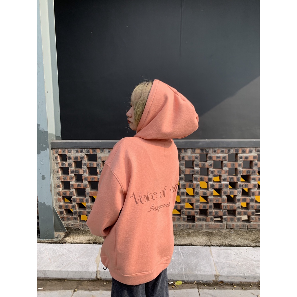 Áo hoodie nam chất nỉ form rộng dày dặn phong cách SNAZZY VOY HOODIE