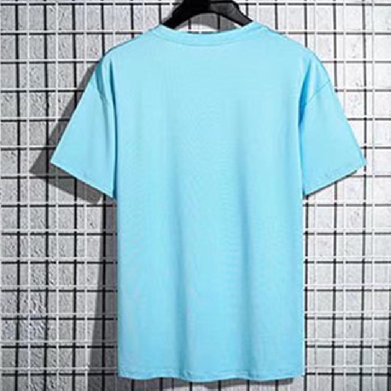 Bộ Đồ Thể Thao Áo Thun Tay Ngắn Dáng Rộng In Họa Tiết Kiểu Nhật Bản Thời Trang Mùa Hè Cho Nam Cỡ M-5XL