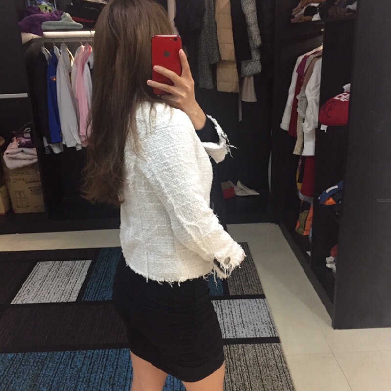 Thanh lý áo dạ tweed Za.ra Women