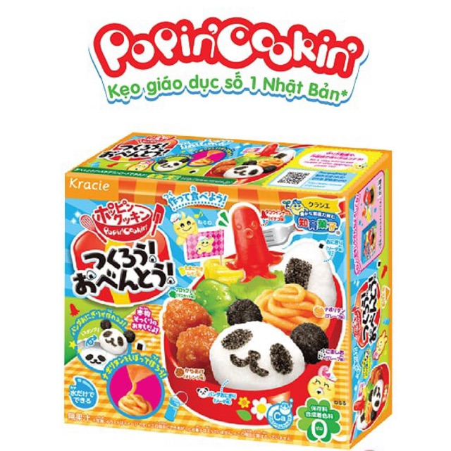 Kẹo Popin Cookin đồ chơi sáng tạo ăn được Cơm Bento - Tsukuro Obento chính hãng [Popin Cookin]