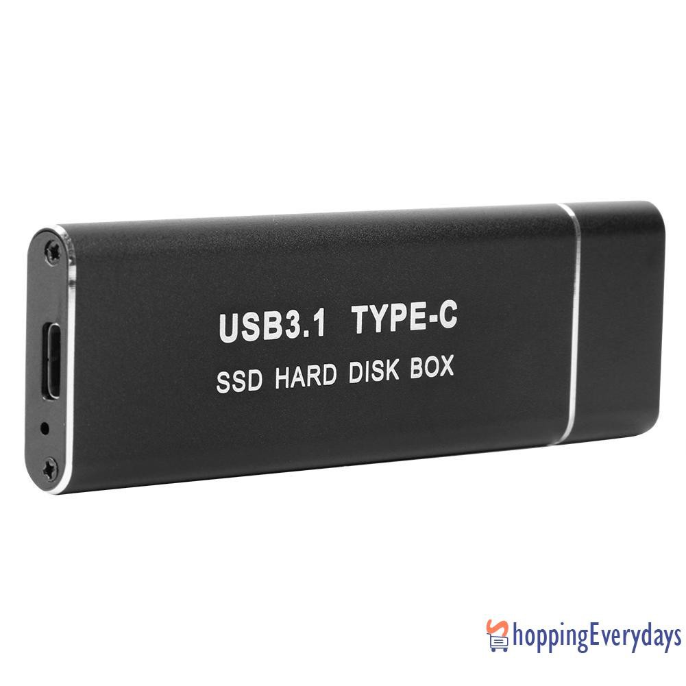 SV Hộp Đựng Ổ Cứng Ssd Usb3.1 Type C Sang M.2 Ngff