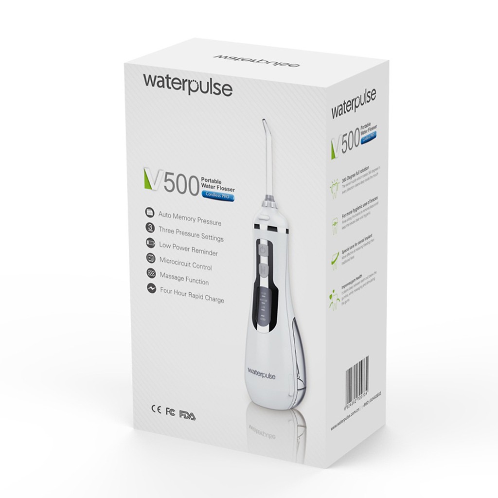 Máy tăm nước di động Waterpulse V500 chính hãng, tặng kèm túi - Home and Garden