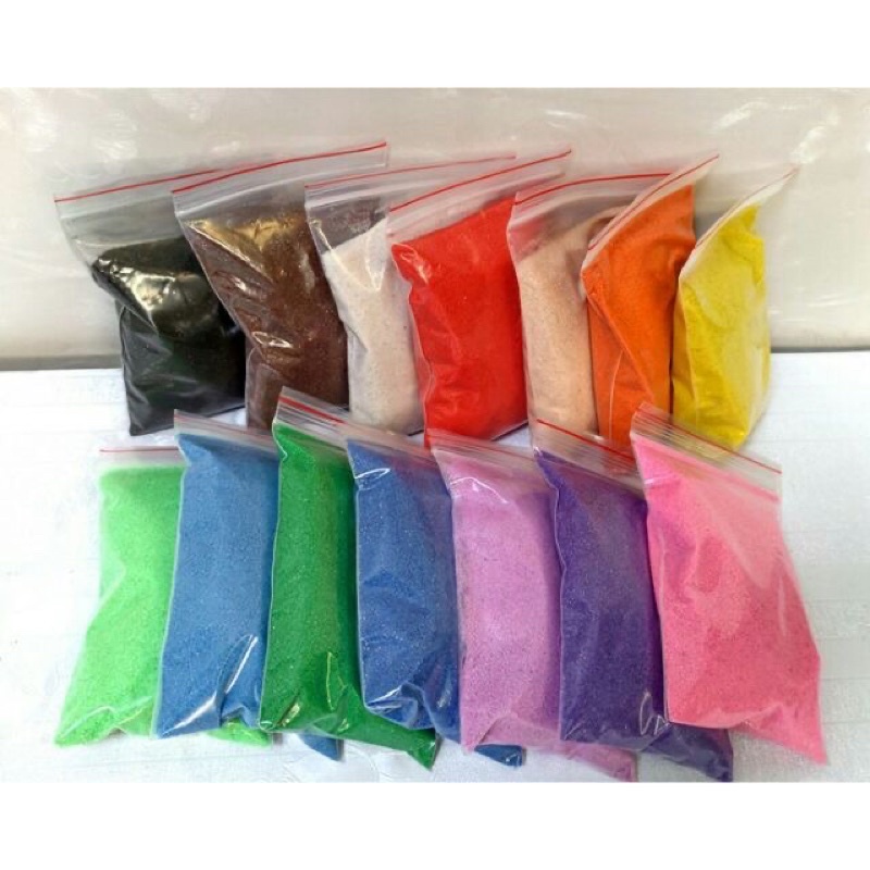 Cát màu 50g (compo 14 bịch )