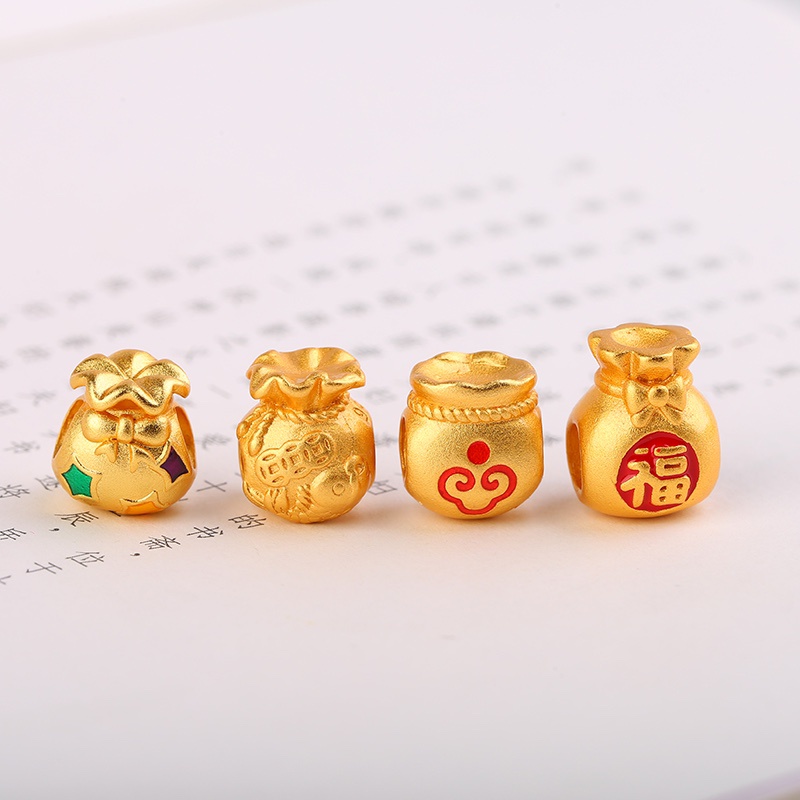 [Hàng Có Sẵn Giao Hàng Ngay Lập Tức] Hạt Xỏ Vòng Tay Hạt Cườm Nhỏ Tráng Men Không Gây Dị Ứng Chống Trượt Màu Sắc Cát Vàng Cao Cấp R
