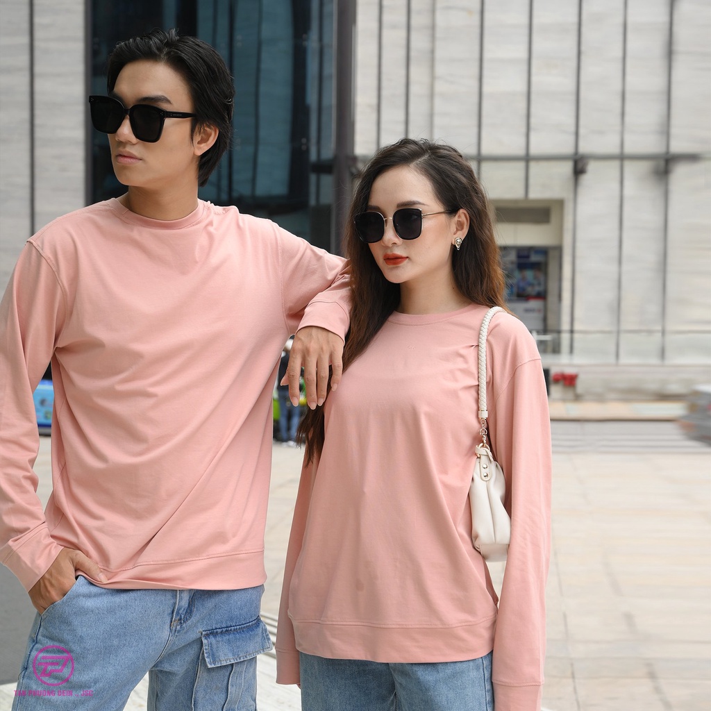 👋🤘  cao cấp, áo thun Sweeter, áo thun form rộng cao cấp 100% cotton Tân Phương màu HỒNG + 🎁
