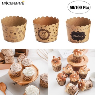 Set 50/100 cốc giấy làm bánh cupcake/cupcake chống dầu/chống dính