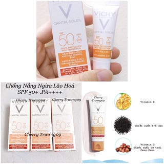 [GÓI/TUÝP] Sample Chống Nắng Cải Thiện Lão Hoá -Vichy Đánh Bật Tia UV SPF50+ Ideal Anti-Ageing