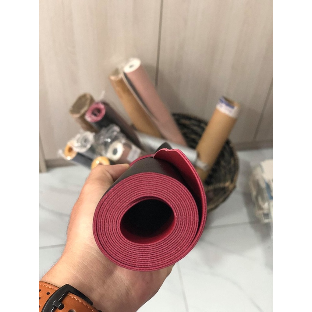 Tấm thảm da trải bàn làm việc SMTech chống thấm nước sử dụng 2 mặt 2 màu size 60x30cm 80x40cm 120x60cm