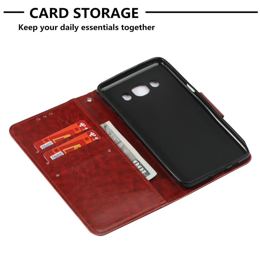 Bao da điện thoại thời trang tích hợp giá đỡ đầy quý phái cho Samsung J7 2016/J710 | BigBuy360 - bigbuy360.vn