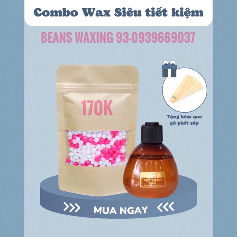 Combo wax lông siêu tiết kiệm