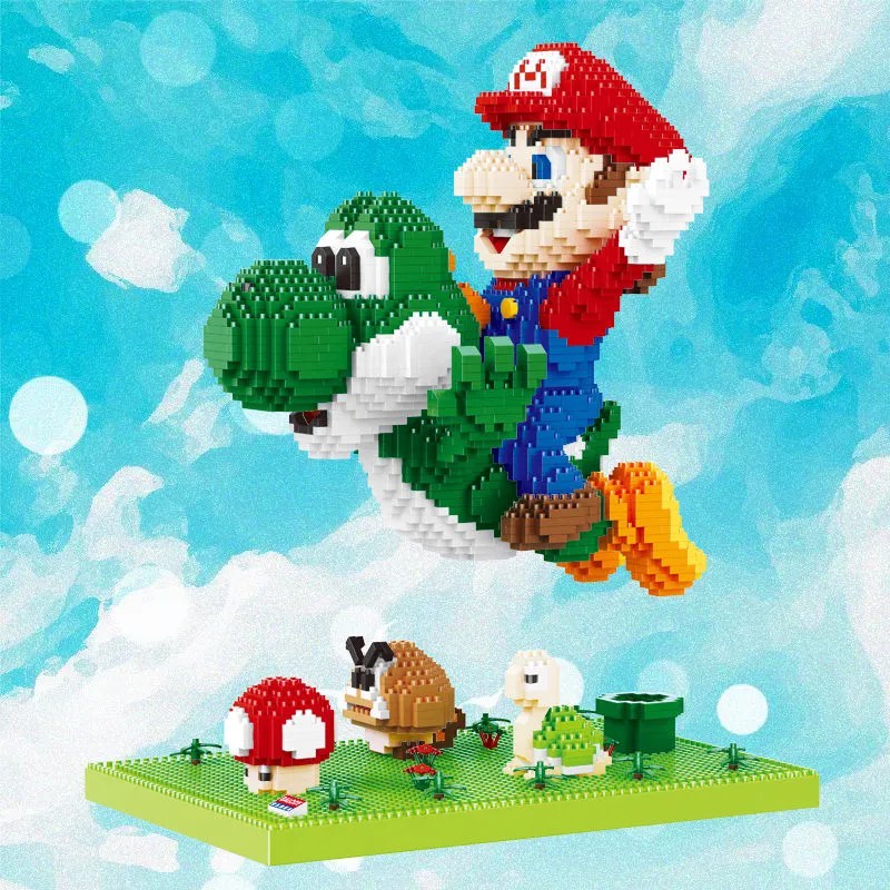 Đồ Chơi Lắp Ráp Nhân Vật Mario Kích Thước Lớn