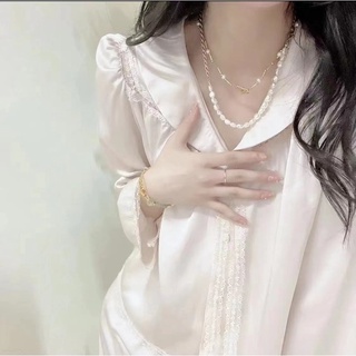 [Big Sale] 🌱Bộ Lụa Mặc Nhà ☘️Đồ Ngủ Pijama Lụa Cao Cấp Siêu Mát Mềm Mịn - ELSA