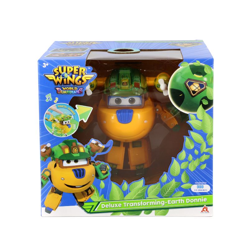 Đồ Chơi SUPERWINGS Robot Biến Hình Siêu Vệ Binh Donnie Thông Minh Có Đèn Và Âm Thanh YW760922