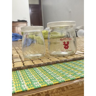 hũ đựng sữa chua thủy tinh