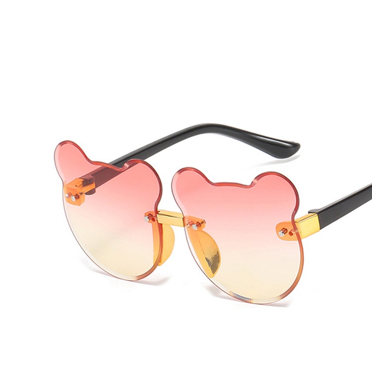 Kính Mát Chống Tia UV Hình Tai Gấu Dễ Thương Cho Bé