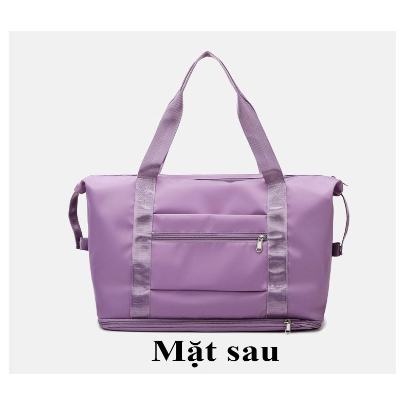 [Mâu siêu hot - Có thể mở rộng đáy] Túi xách du lịch thể thao nữ công suất lớn phong cách mới có thể gấp gọn thành bóp