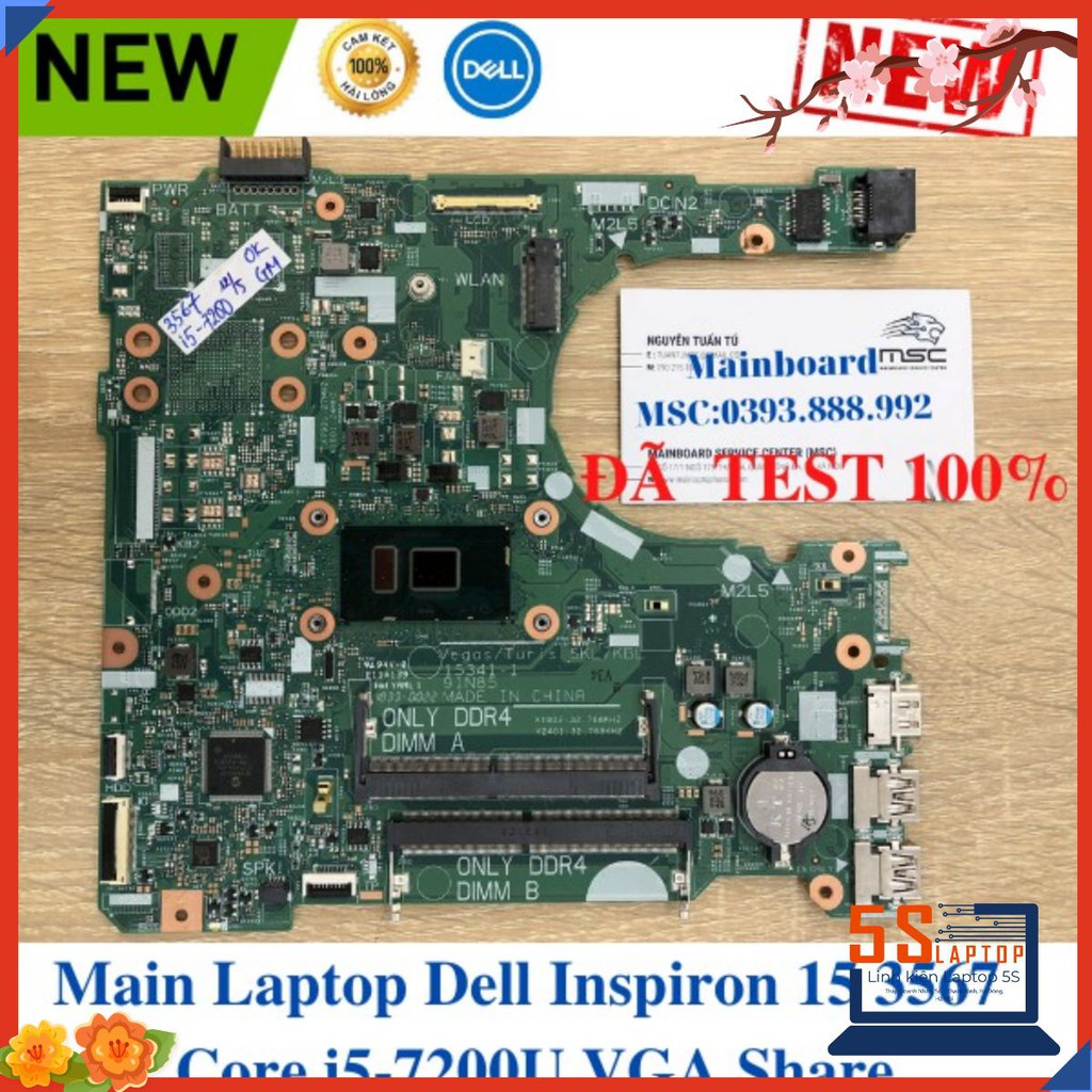 MỚI 100% Main Laptop Dell Inspiron 15 3567 Intel Core i5-7200U 15341-1 thumbnail